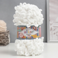 Пряжа "Puffy fine" 100% микрополиэстер 14,5м/100г (55 белый) Пряжа "Puffy fine" 100% микрополиэстер 14,5м/100г (55 белый)