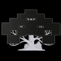 Фоторамка пластик на 12 фото 10х10, 10х15, 15х20 см "Семейное дерево"бел с золотом 58х82см Фоторамка пластик на 12 фото 10х10, 10х15, 15х20 см "Семейное дерево"бел с золотом 58х82см