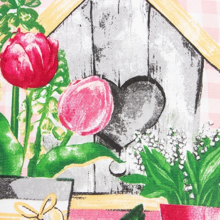 Набор кухонных полотенец Доляна &laquo;Самой заботливой&raquo;, 35х60см-2шт, 100% хл