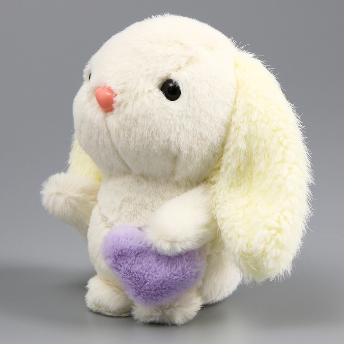 Мягкая игрушка &laquo;Зайка&raquo;, на брелоке, 11 см, цвет белый