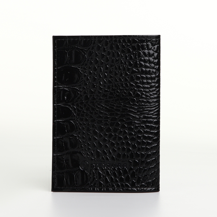 Обложка для паспорта, TEXTURA, цвет чёрный