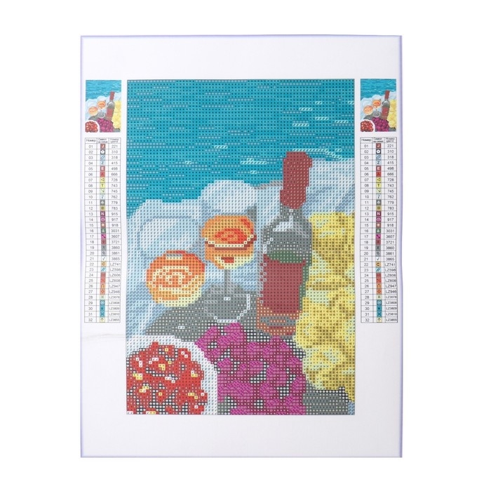 Алмазная мозаика с полным заполнением «Натюрморт» 20х30 см Алмазная мозаика с полным заполнением «Натюрморт» 20х30 см