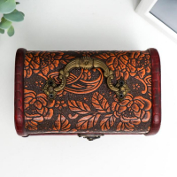 Шкатулка сундучок "Цветочный узор" 10х15х10,5 см