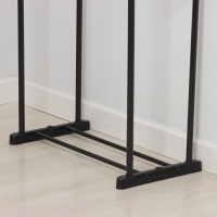 Вешалка - стойка напольная для одежды LaDо́m, двойная, телескопическая, 80&times;42&times;90(150) см, цвет чёрный