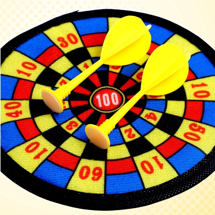 Дартс &laquo;От 1 до 100&raquo;, на липучках