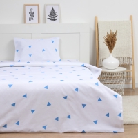 Комплект постельного белья LoveLife 1.5 сп "Треугольники" 147*210,150*215,50*70 -1 шт,100% хлопок,бязь 120 г/м2 Комплект постельного белья LoveLife 1.5 сп "Треугольники" 147*210,150*215,50*70 -1 шт,100% хлопок,бязь 120 г/м2