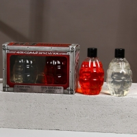 Подарочный набор косметики &laquo;Необходимый запас&raquo;, гель для душа 300 мл и шампунь для волос 300 мл, HARD LINE