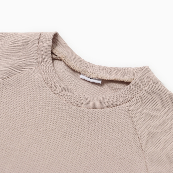 Комплект для девочки (майка и велосипедки) MINAKU, цвет бежевый, рост 110 см Комплект для девочки (майка и велосипедки) MINAKU, цвет бежевый, рост 110 см