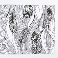 Раскраска - антистресс, альбом «Волшебные узоры» 20 стр. Раскраска - антистресс, альбом «Волшебные узоры» 20 стр.