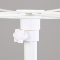 Вертушка, 5 ярусов по 10 крючков, 44&times;44&times;165, цвет белый