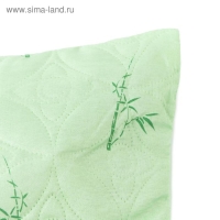 Подушка &laquo;Бамбук&raquo; 70х70 см, цвет зелёный МИКС