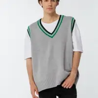 Жилет оверсайз унисекс Cornell в сумке, светло-серый, размер L/XL