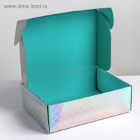 Коробка подарочная складная, упаковка, &laquo;My sweet Mermaid&raquo;, 30,5 х 22 х 9,5 см