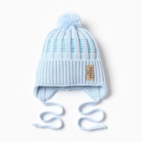 Шапка детская MINAKU, р-р 42-44, цвет голубой Шапка детская MINAKU, р-р 42-44, цвет голубой