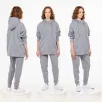 Толстовка унисекс H3, серая, размер XS/S Толстовка унисекс H3, серая, размер XS/S