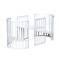 Кровать - трансформер детская круглая / овальная, серии Crystal Star, 6 в 1