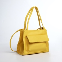 Сумка женская тоут на молнии, цвет жёлтый Сумка женская тоут на молнии, цвет жёлтый