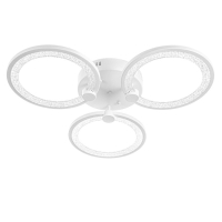 Люстра "Кунайо" LED 84W 3000-6500K ПДУ белый 63,5х63,5х7,5см Люстра "Кунайо" LED 84W 3000-6500K ПДУ белый 63,5х63,5х7,5см