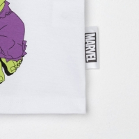 Футболка детская «Халк» Мстители, рост 122-128, белый Футболка детская «Халк» Мстители, рост 122-128, белый