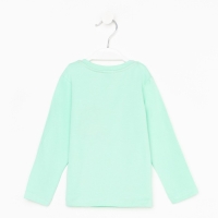 Лонгслив для мальчика, цвет ментол, рост 92