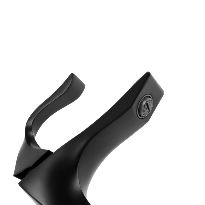 Смеситель для раковины ZEIN Z3790, дизайнерский, однорычажный, картридж 35 мм, черный Смеситель для раковины ZEIN Z3790, дизайнерский, однорычажный, картридж 35 мм, черный