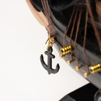 Корабль "Веселый Роджер", черные паруса, 24×6×22 см Корабль "Веселый Роджер", черные паруса, 24×6×22 см