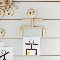 Мозаика из палочек «Человечки» Мозаика из палочек «Человечки»