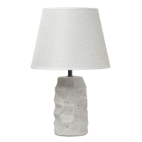 Настольная лампа "Глинка" Е14 40Вт серый 25х25х38,5см RISALUX Настольная лампа "Глинка" Е14 40Вт серый 25х25х38,5см RISALUX