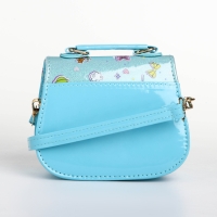 Сумка детская для девочки на клапане &laquo;Выбражулька&raquo;, цвет голубой