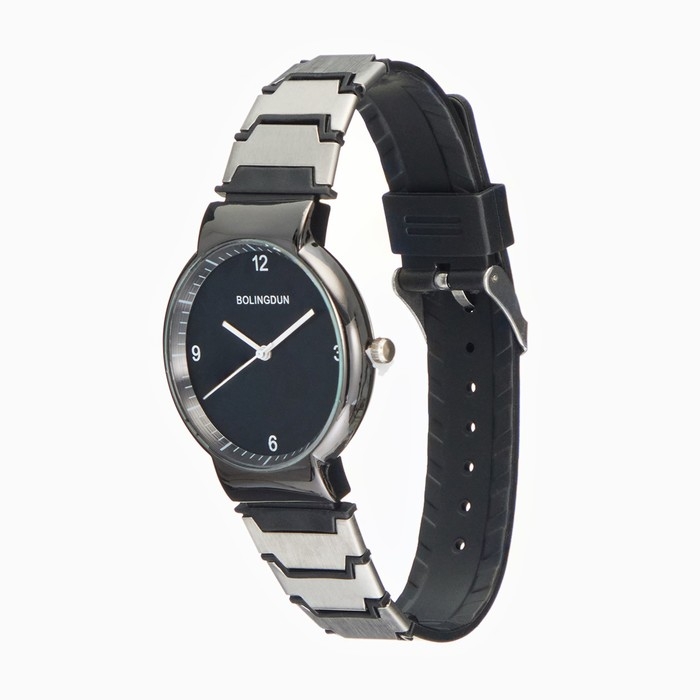 Мужской подарочный набор Bolingdun 2 в 1: наручные часы, браслет, d-4 см