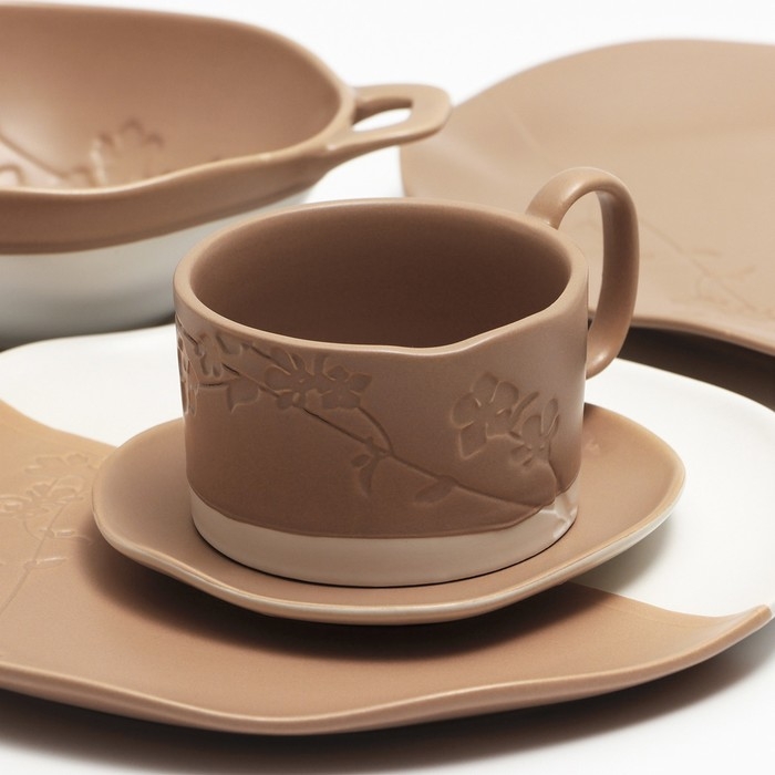 Блюдо керамическое &laquo;Монблан&raquo;, 23 х 34 см