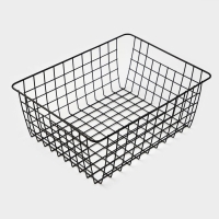 Корзина для хранения Доляна «Эрин», 36×27×14 см, цвет чёрный Корзина для хранения Доляна «Эрин», 36×27×14 см, цвет чёрный