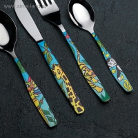 Набор 4-х предметный &laquo;Джунгли&raquo;, (М43), с деколью в картонной коробке с прозрачной крышкой