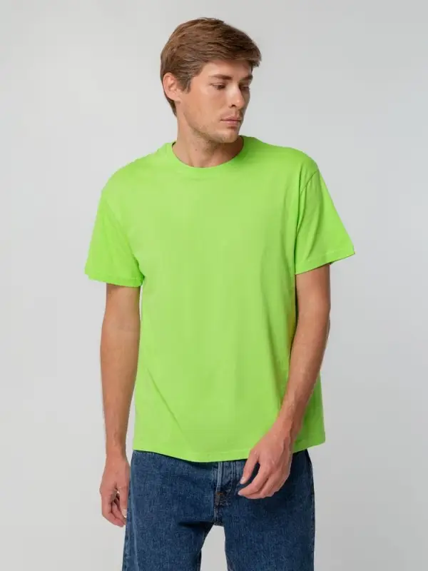 Футболка унисекс T-bolka 140, зеленое яблоко, размер S