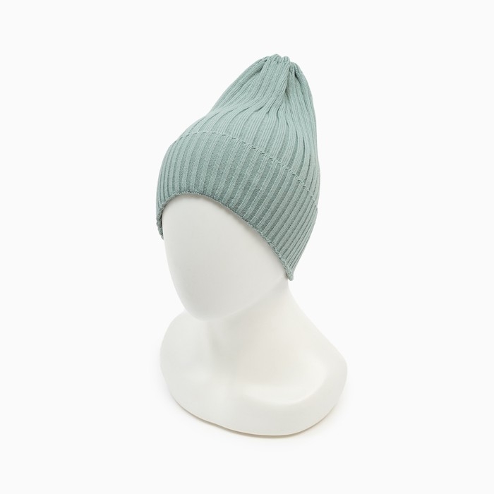 Шапка женская демисезонная, цвет оливковый, размер 52-56 Шапка женская демисезонная, цвет оливковый, размер 52-56