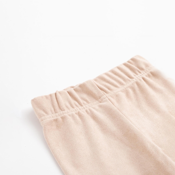 Леггинсы для девочки MINAKU: Casual Collection KIDS, цвет жемчужный, рост 140 см