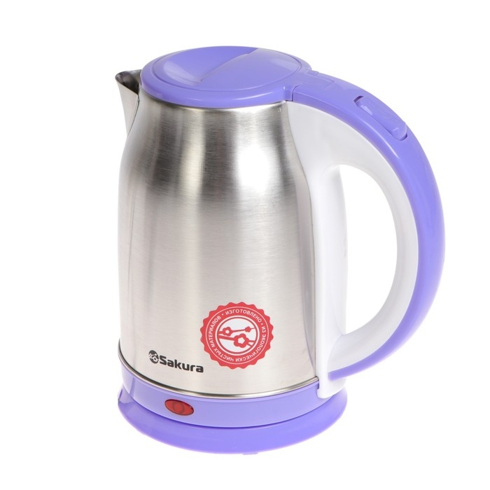 Чайник электрический Sakura SA-2147P, 1.8 л, 1800 Вт, пурпурный