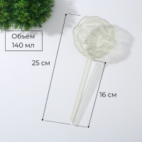 Автополив для комнатных растений, ПВХ, 140 мл, «Цветок», Greengo Автополив для комнатных растений, ПВХ, 140 мл, «Цветок», Greengo