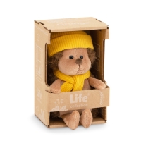 Мягкая игрушка "Ёжик Колюнчик: в жёлтой шапке", 15 см OS001-219/15C Мягкая игрушка "Ёжик Колюнчик: в жёлтой шапке", 15 см OS001-219/15C