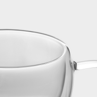 Набор стеклянных кружек с двойными стенками Magistro &laquo;Лиди&raquo;, 250 мл, 13,5&times;10&times;7,5 см, 2 шт