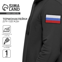 Термонаклейка на одежду &laquo;Флаг&raquo;, 7 х 4 см