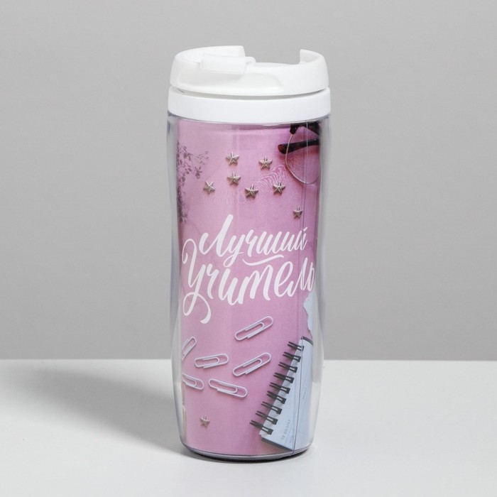 Подарочный набор &laquo;Лучший учитель&raquo;: ежедневник А5, 80 листов, термостакан 350 мл