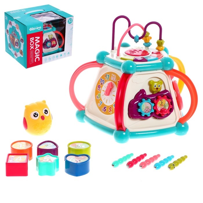 Развивающая игрушка &laquo;Логический центр&raquo;, световые и звуковые эффекты, работает от батареек