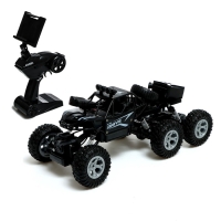 Машина радиоуправляемая «Вездеход» с камерой, полный привод, Wi-fi, элементы из металла, цвет черный Машина радиоуправляемая «Вездеход» с камерой, полный привод, Wi-fi, элементы из металла, цвет черный