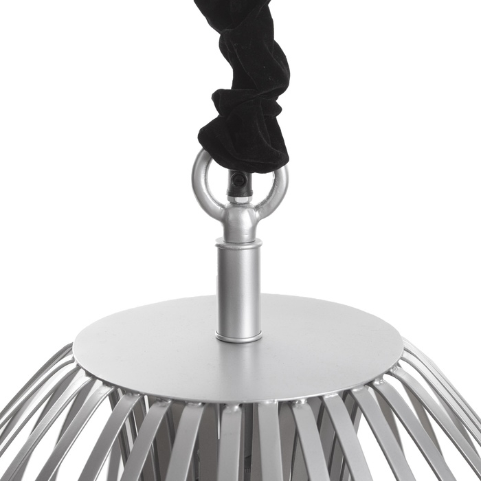 Светильник потолочный "Лиф" серебро 1х40Вт, Е27, 52х52х61 см