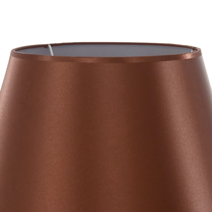 Торшер "Патрисиа" 1х15Вт Е27 со столиком черный/коричневый 40х40х157см