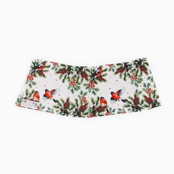 Коробка новогодняя складная с ручками &laquo;Снегири&raquo; 23 х 8 х 32 см, Новый год