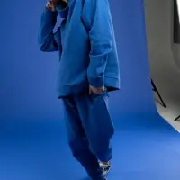 Худи унисекс H1, синее, размер XS/S