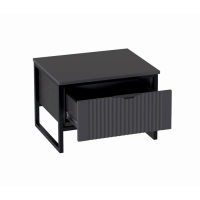 Тумба с ящиком "Нора", 545х425х380, Металл Бруклин / Графи Тумба с ящиком "Нора", 545х425х380, Металл Бруклин / Графи