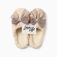 Тапочки женские, размер 36-37, молочный Тапочки женские, размер 36-37, молочный